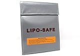 Lipo Tasche Dokumententasche feuerfest Akku Sicherheitstasche Feuer Sicherheit Safe Brandschutztasche Safebag Lipobag LipotaschemolinoRC (18x22cm Premium molinoRC)