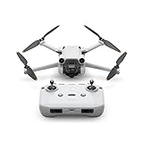 DJI Mini 3 Pro – Leichte und faltbare Kameradrohne mit 4K/60fps Videos, 48 MP Fotos, 34 Minuten Flugzeit, Hindernisvermeidung in 3 Richtungen, ideal für Luftaufnahmen und soziale Medien