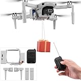 iEago RC Airdrop-System für DJI Mini 4K/ Mini 2 SE/Mavic Mini/Mini 2 Abwurfsystem Nutzlast Lieferung Transport Gerät Werfer Release Hochzeit Angeln Köder Suche Rettung Zubehör mit Landefüße