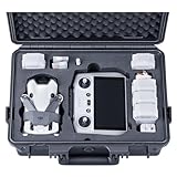 Lykus Titan MM410 Wasserdicht Tasche/Koffer/Case für DJI Mini 4 Pro/Mini 3/Pro und DJI RC 2/RC/RC-N2/N1, Unterstützung 7 Akkus und RC Gurt [NUR Koffer]