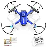 Wipkviey T16 Mini Drohne für Kinder, RC-Quadrocopter für Anfänger mit 2 Batterien, mit Lichtern, Höhenhaltung, 3D-Flip, Einfach zu Fliegendes, Spielzeug für Jungen