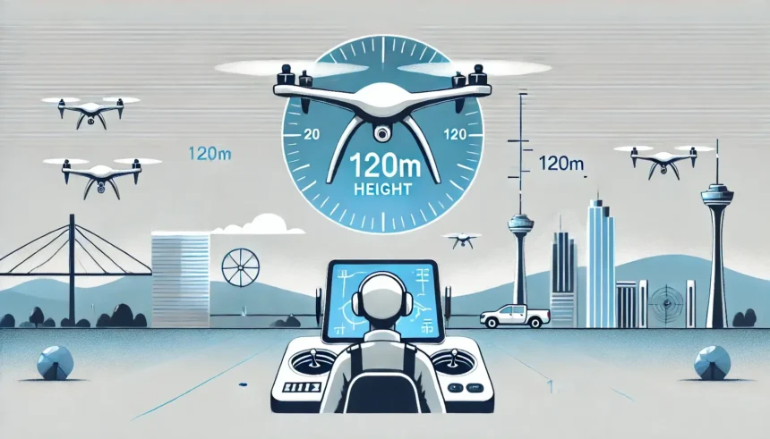 drones 120m altitude open specific