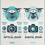 optical zoom vs digital zoom drone camera